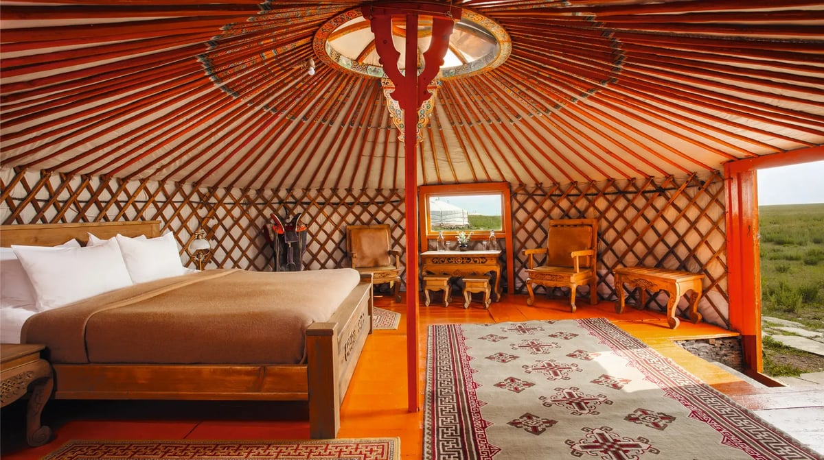 Three Camel Lodge - Ger interior