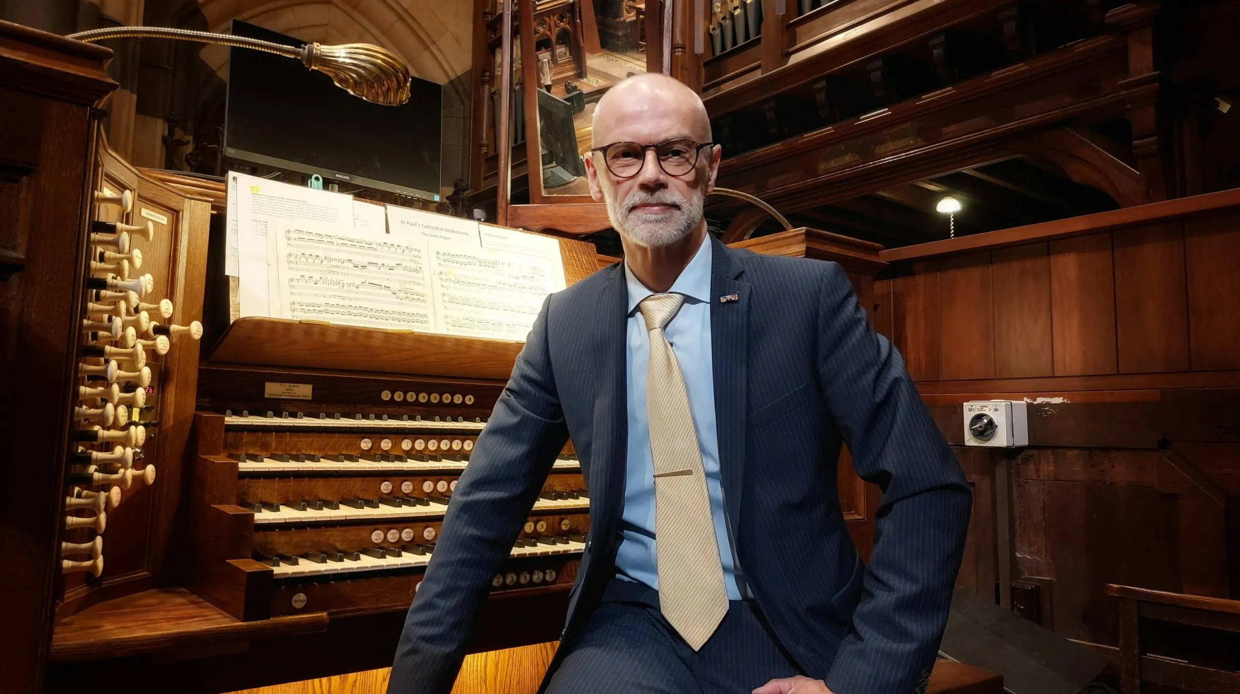 Organist Arjan Breukhoven