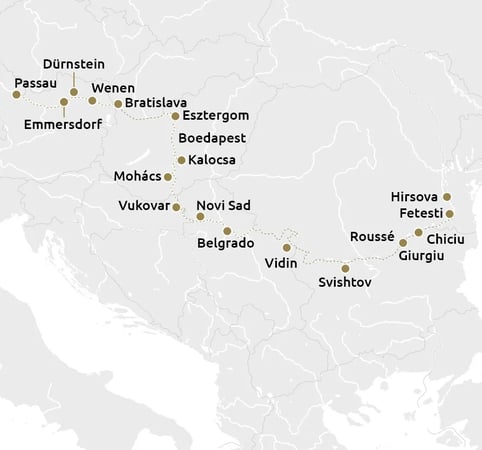 17-Daagse Ontdekking van de Donaudelta ZONDER KM 0