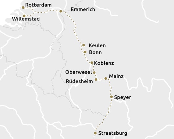 Kerstcruise Romantische Rijn