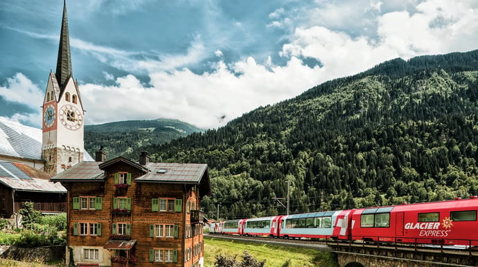 Rail & Sail: Vierlandencruise en Glacier Express