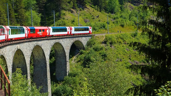 Rail & Sail: Glacier Express en Vierlandencruise