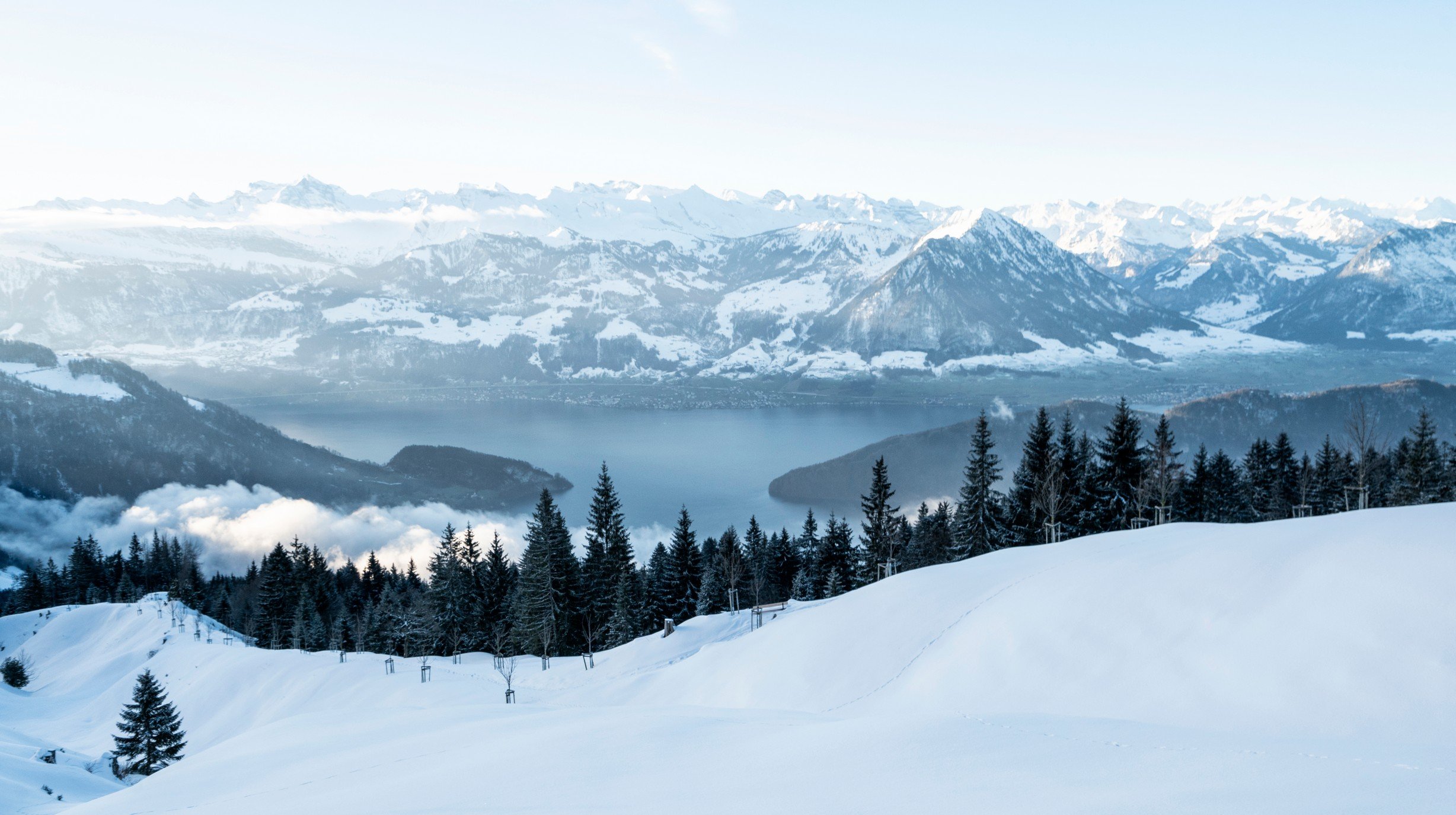 Zwitserland, Rigi, Winter