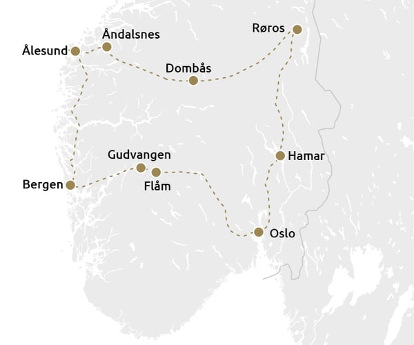 Midden en Zuid Noorwegen