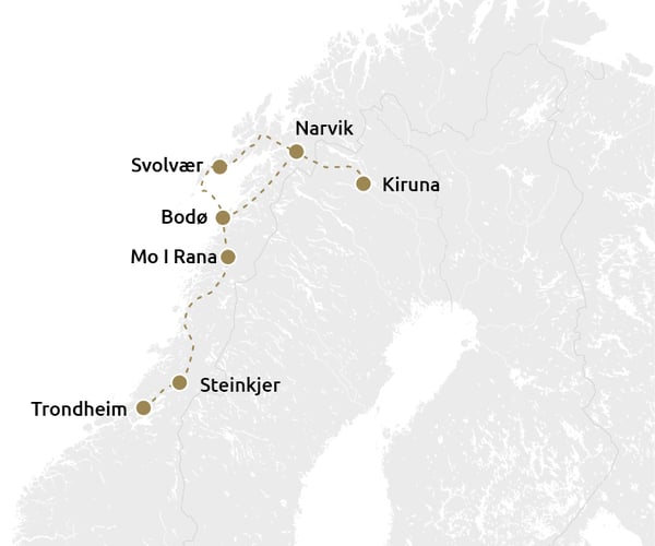 Ontdek de Lofoten per trein