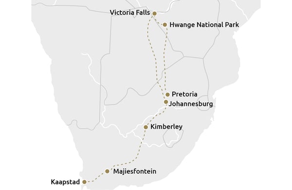 Victoria Falls - Kaapstad