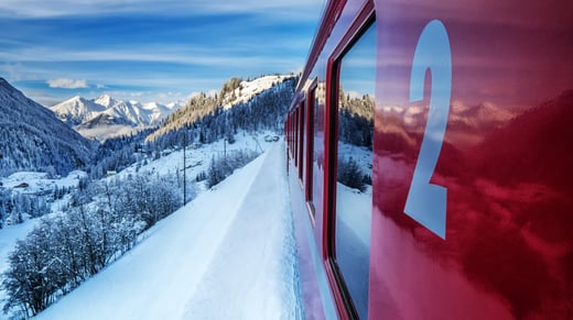 Glacier Express winter