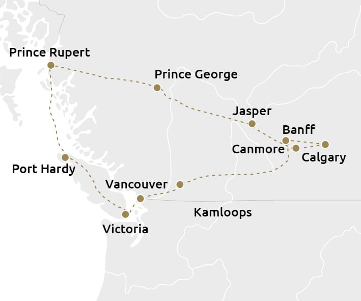 Het mooiste van West-Canada