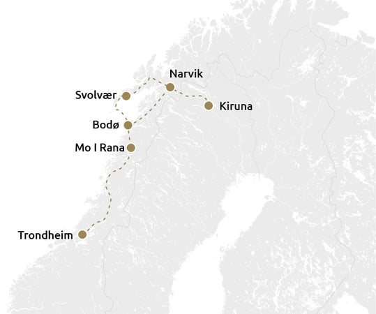 Ontdek de Lofoten per trein