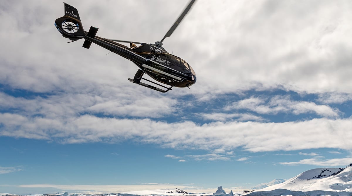 Scenic Eclipse helicopter