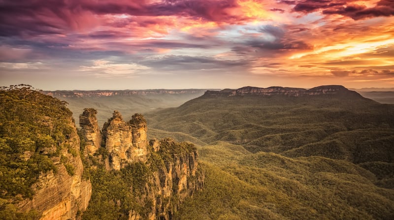 Australië - Three Sisters Blue Mountains