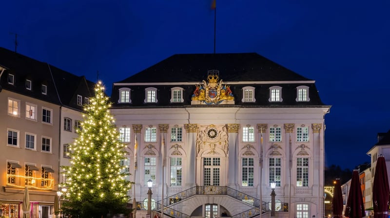 Bonn met kerst 