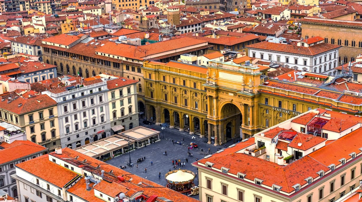 Florence - Plaza del Republica