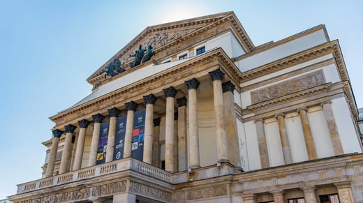 Grand Theatre and National Opera in Warsaw, Poland