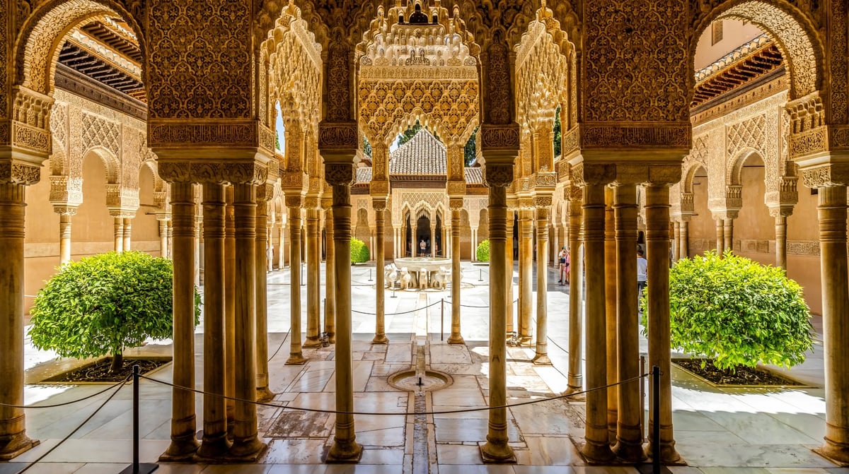 Spanje - Alhambra - Court Lions Nasrid Palace