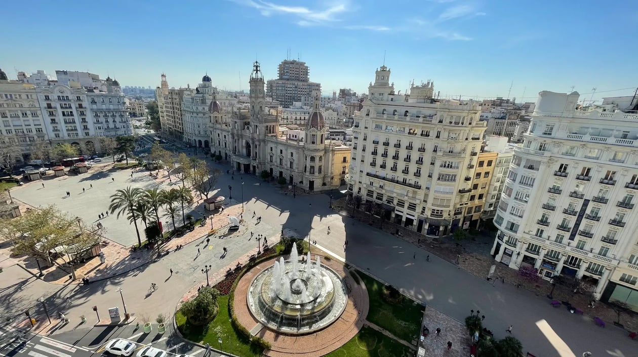 Valencia - Plaza del Ayuntamiento