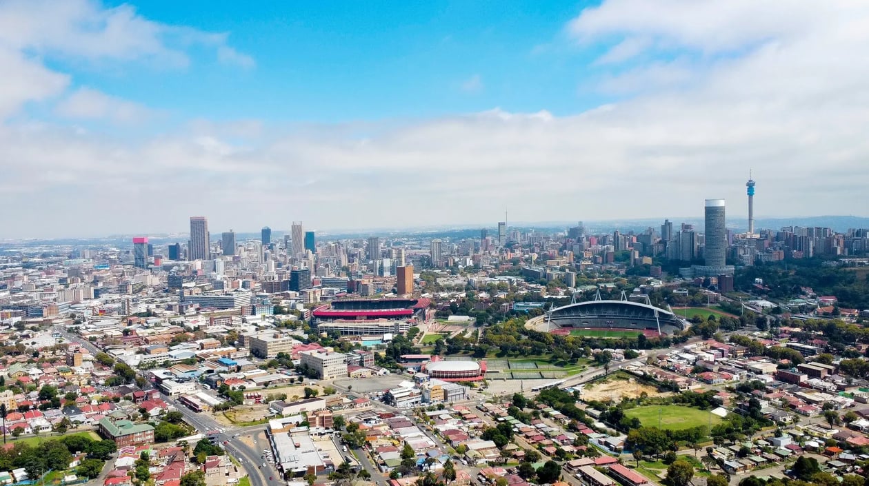 Johannesburg, Zuid-Afrika shutterstock_2448729657